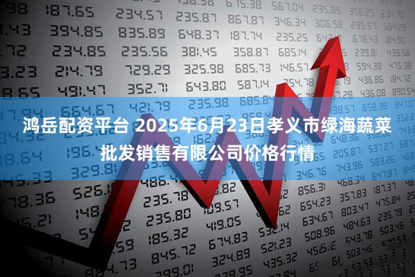鸿岳配资平台 2025年6月23日孝义市绿海蔬菜批发销售有限公司价格行情
